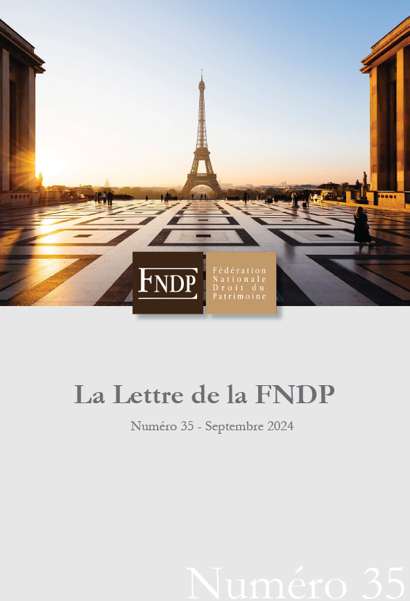 La Lettre N°35 de la FNDP